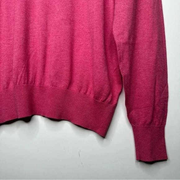 Peter Millar Crown Soft 1/4 Zip Cotton Silk Sweater Size Medium - Picture 7 of 10